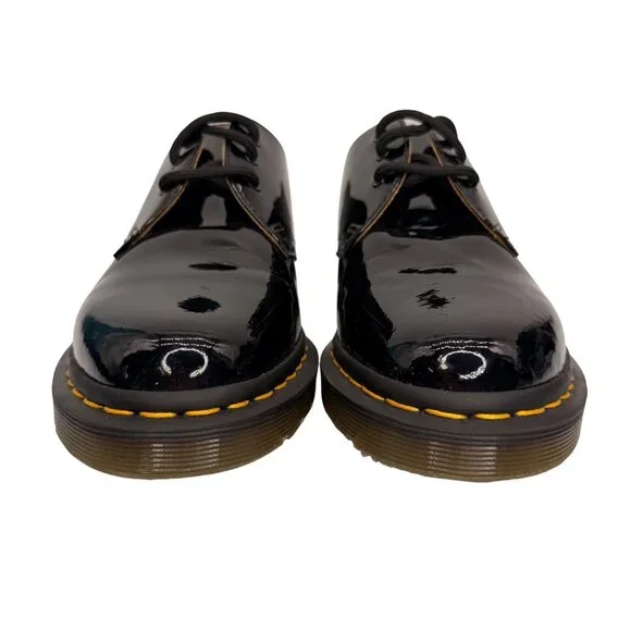 Dr. Martens 10084 Black Patent Leather Classic Lace Up Oxford EU 39 / US 8 L - Picture 9 of 11
